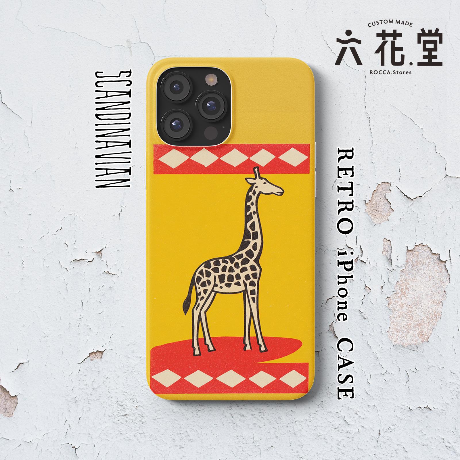 095-iPhone全シリーズ対応☆【 北欧×チェコ×レトロ マッチラベル / マッチ箱】名入れ可能オリジナルケース♪