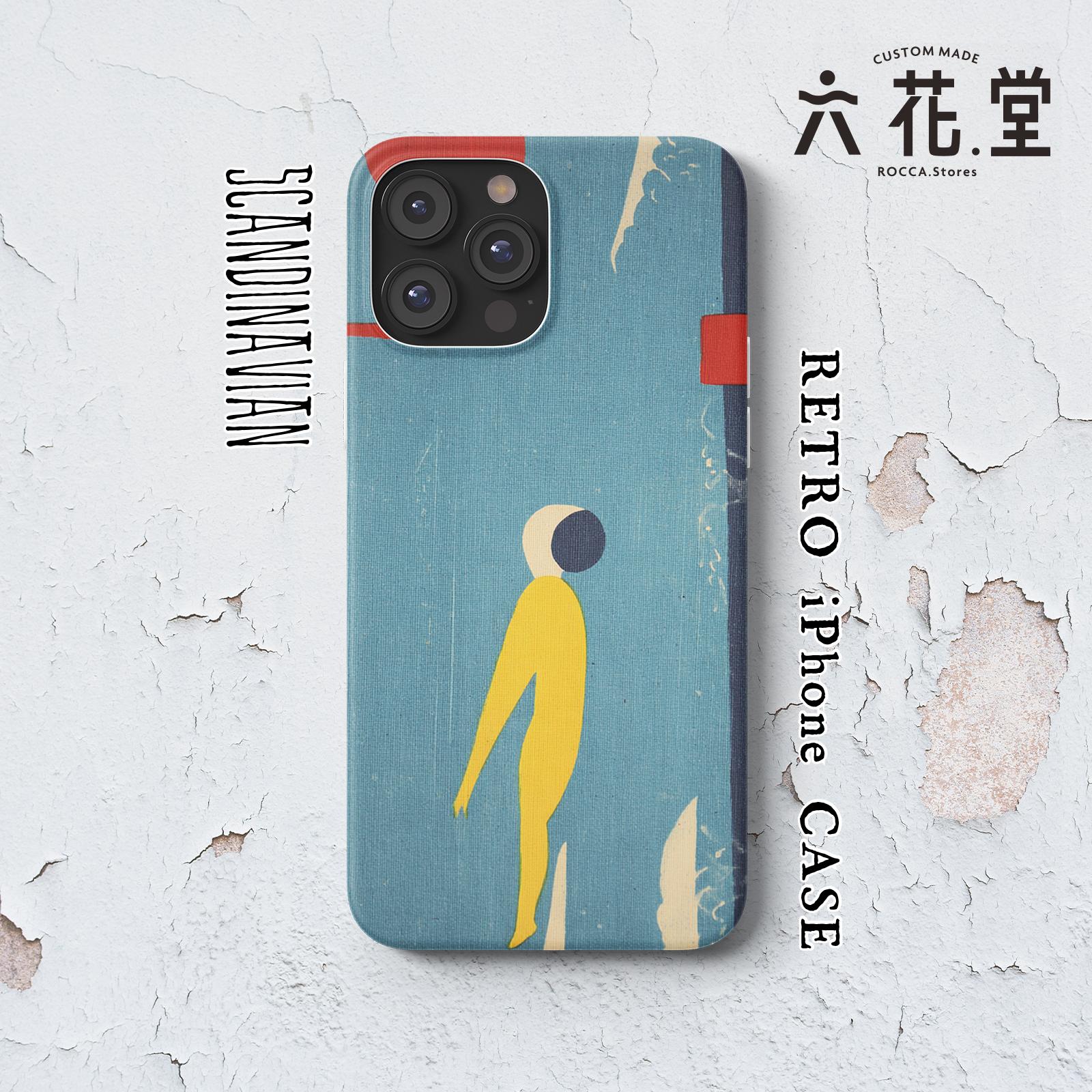 087-iPhone全シリーズ対応☆【 北欧×チェコ×レトロ マッチラベル / マッチ箱】名入れ可能オリジナルケース♪