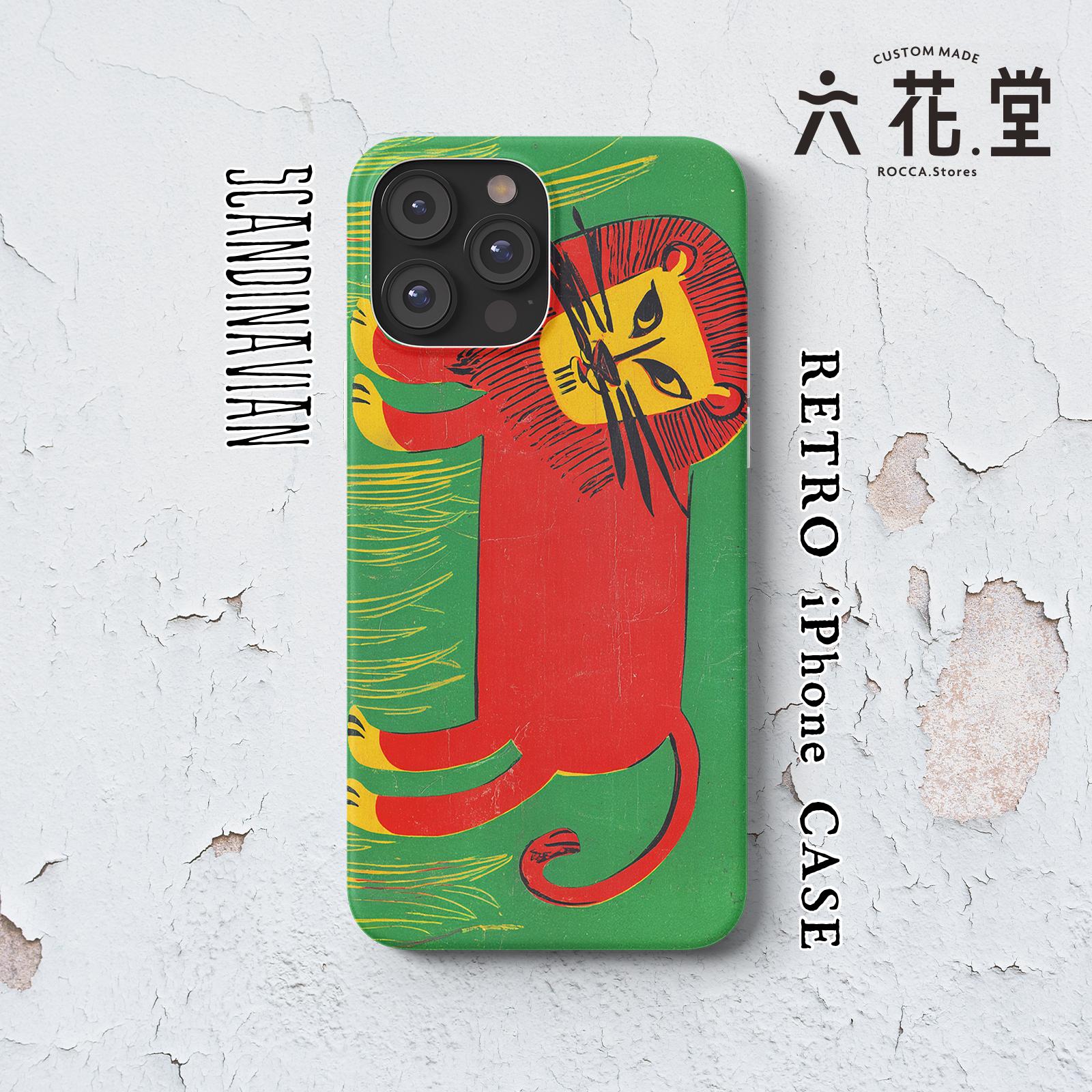 073-iPhone全シリーズ対応☆【 北欧×チェコ×レトロ マッチラベル / マッチ箱】名入れ可能オリジナルケース♪1枚目の画像