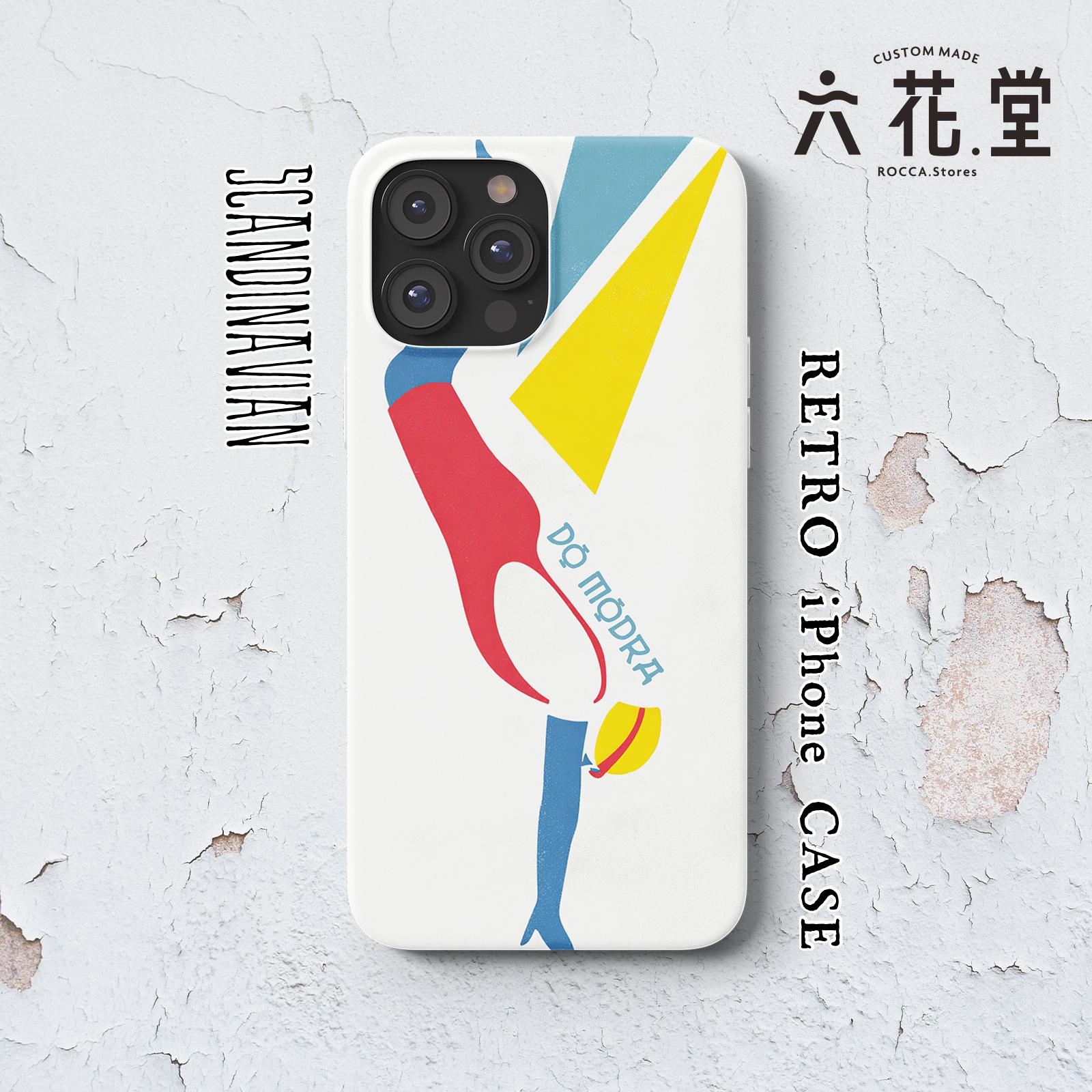 071-iPhone全シリーズ対応☆【 北欧×チェコ×レトロ マッチラベル / マッチ箱】名入れ可能オリジナルケース♪1枚目の画像