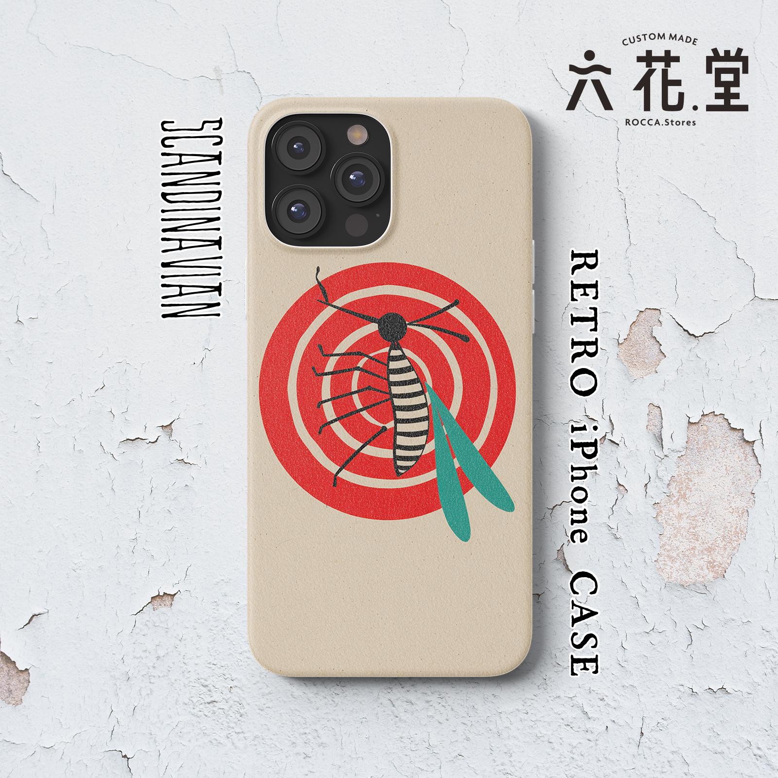 066-iPhone全シリーズ対応☆【 北欧×チェコ×レトロ マッチラベル / マッチ箱】名入れ可能オリジナルケース♪1枚目の画像